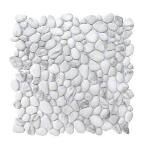 Calacatta Pebble - glass tile